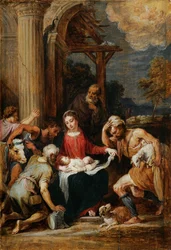 Adoration of the Shepherds after Andrea Schiavone